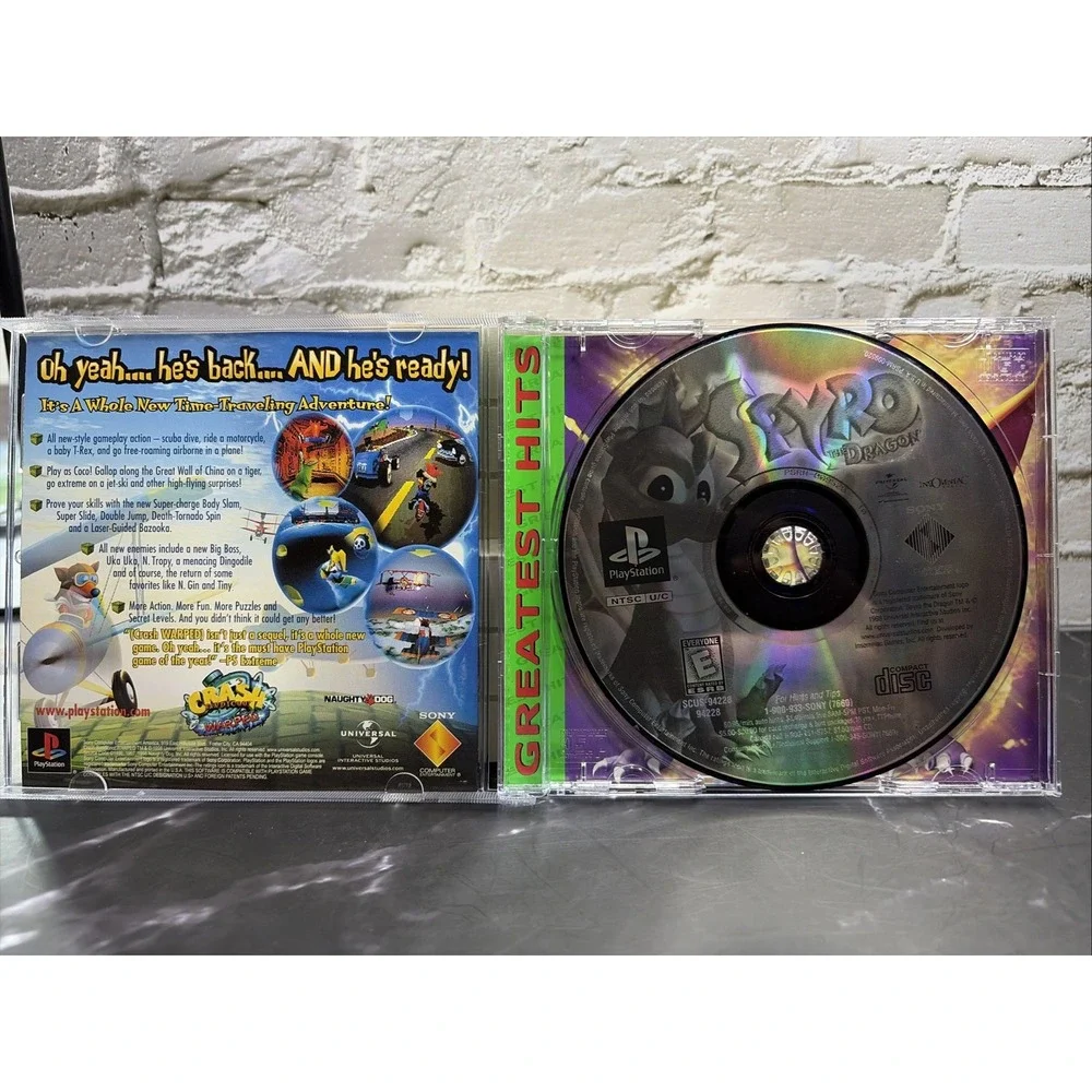 Sony PlayStation 1 Lot - Spyro/Bob The Builder/Test Drive Off Road & Dinosaur